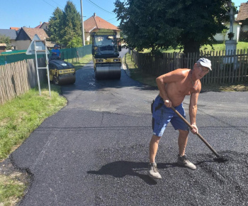 Aktuality / Oprava MK v roku 2024 - k rómskej osade, nad traťou, k bytovému domu - foto